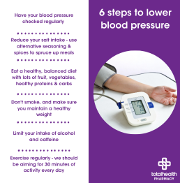 6 Steps to Lower Blood Pressure