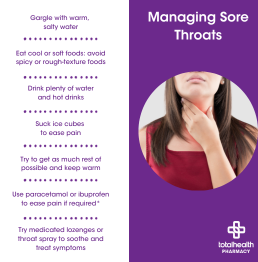 Managing Sore Throats