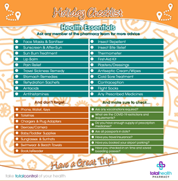 Holiday Checklist