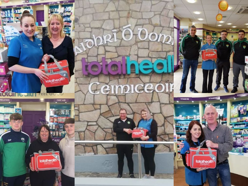 O’Donnell’s totalhealth Pharmacy, Gweedore have been busy donating First Aid kits to the community